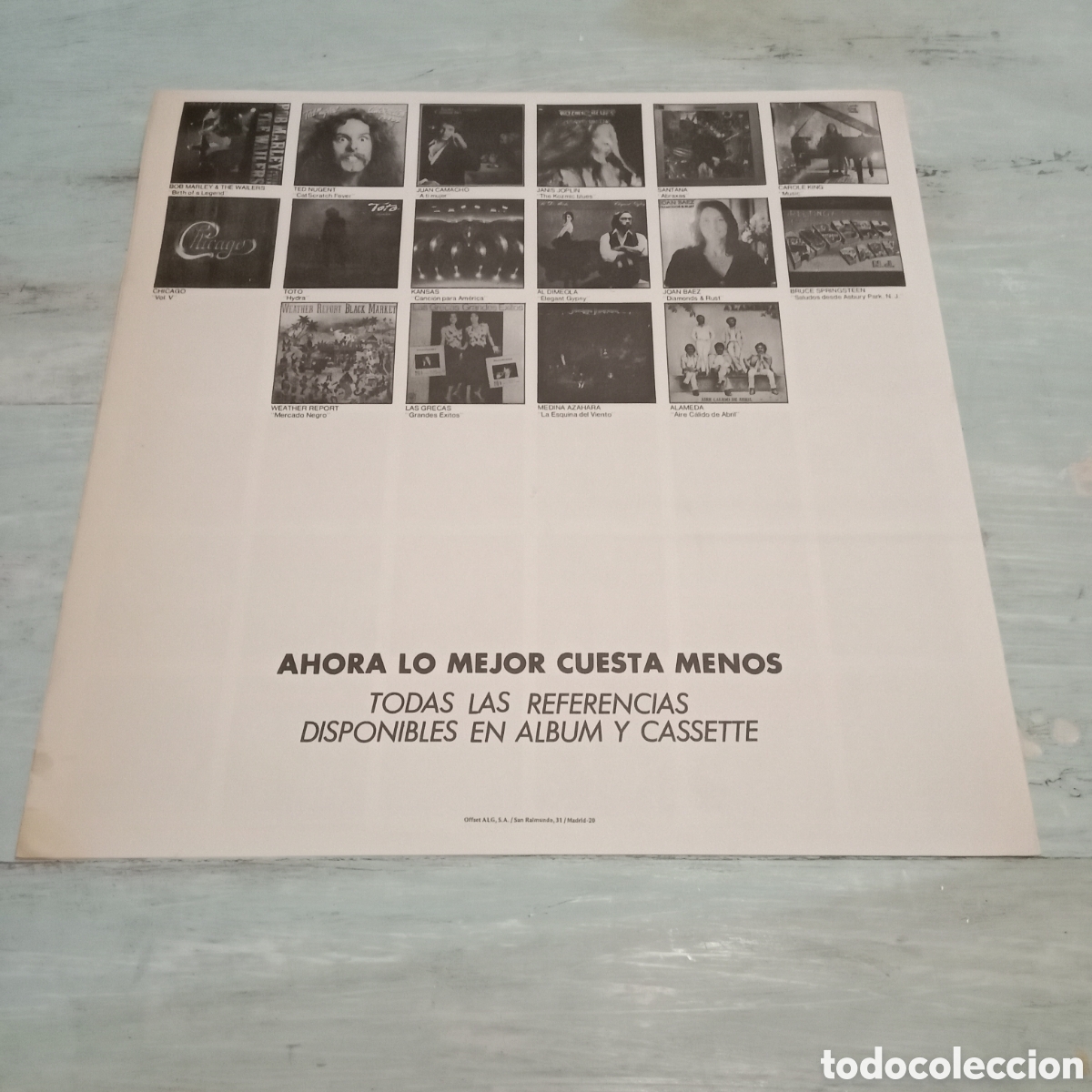 Discos de vinilo: JOAQU&Iacute;N SABINA - MALAS COMPA&Ntilde;&Iacute;AS - LP - Foto 12