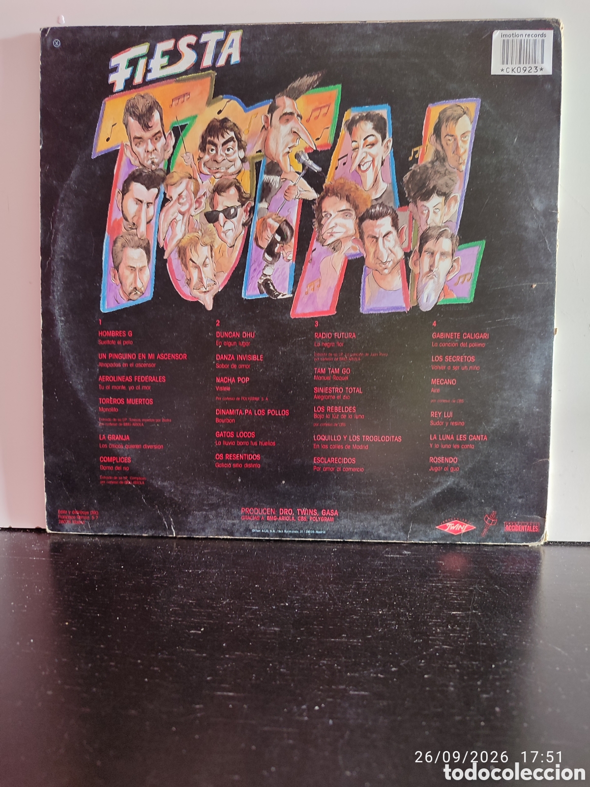 Discos de vinilo: Disco de vinilo CK0923 - Foto 2