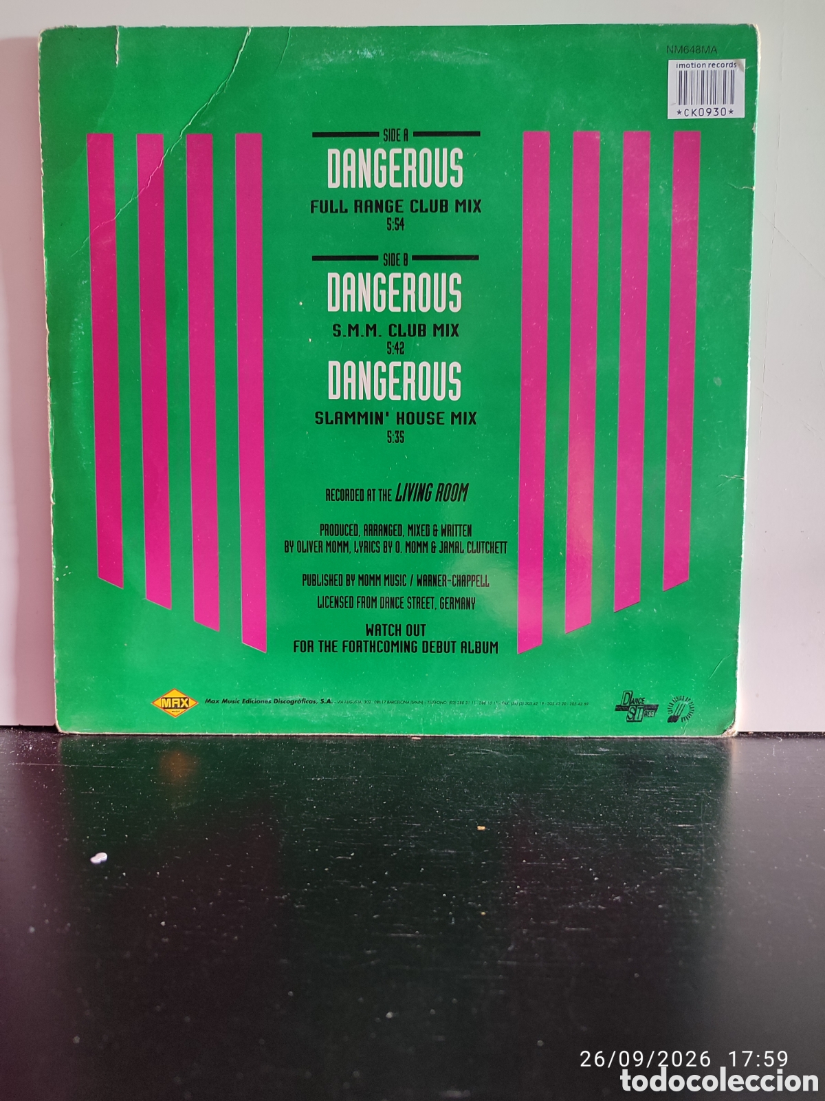 Discos de vinilo: Disco de vinilo CK0930 - Foto 2