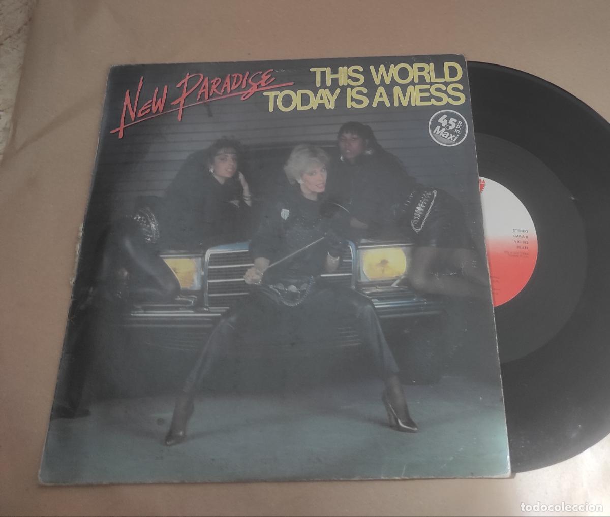 Discos de vinilo: New Paradise &lrm;&ndash; This World Today Is A Mess - MAXI VICTORIA 1984