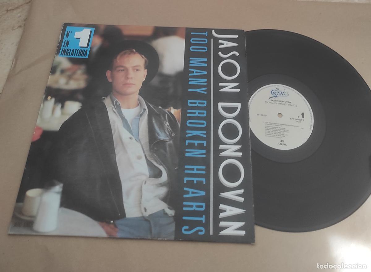 Discos de vinilo: JASON DONOVAN Too Many Broken Hearts -Maxi-ESPA&Ntilde;A