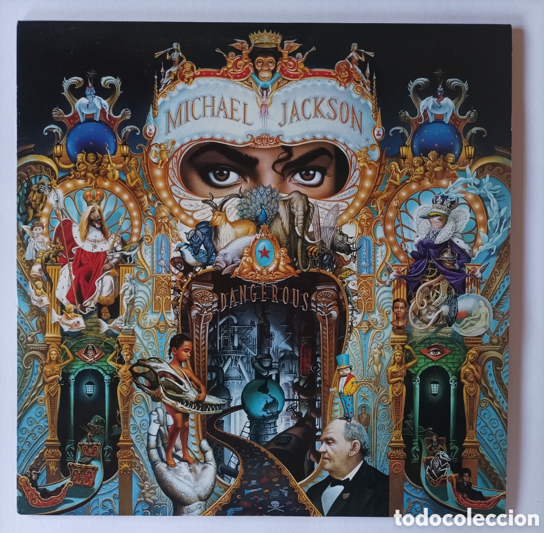 Discos de vinilo: MICHAEL JACKSON. DANGEROUS. SONY. 1991. DISCO VINILO DOBLE LP. EXCELENTE ESTADO.