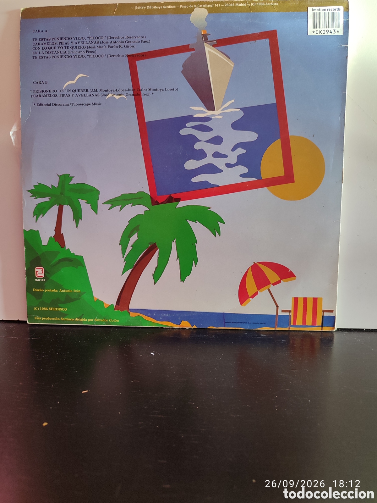 Discos de vinilo: Disco de vinilo CK0943 - Foto 2