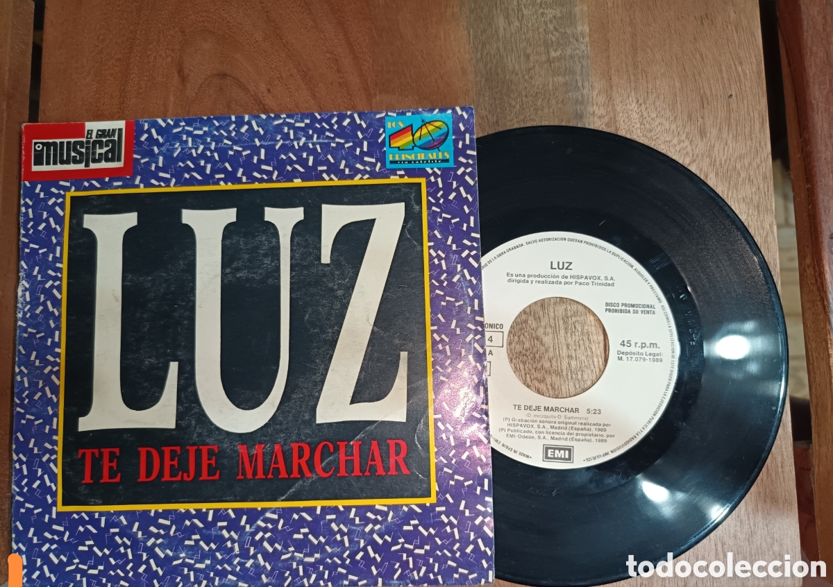 Discos de vinilo: Single 7&rdquo; Luz y Richard Marx - Foto 1