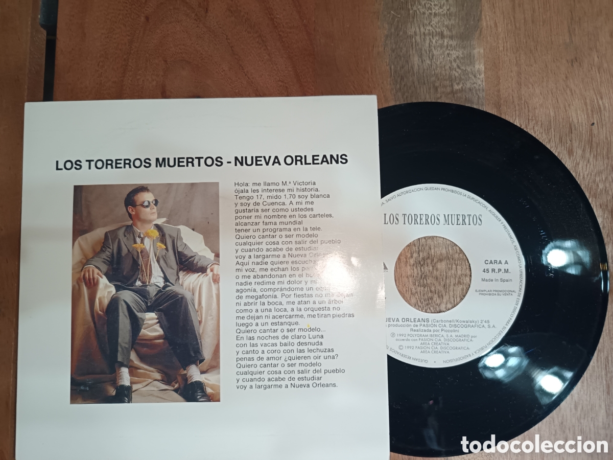 Discos de vinilo: Single 7&rdquo; Los Toreros Muertos