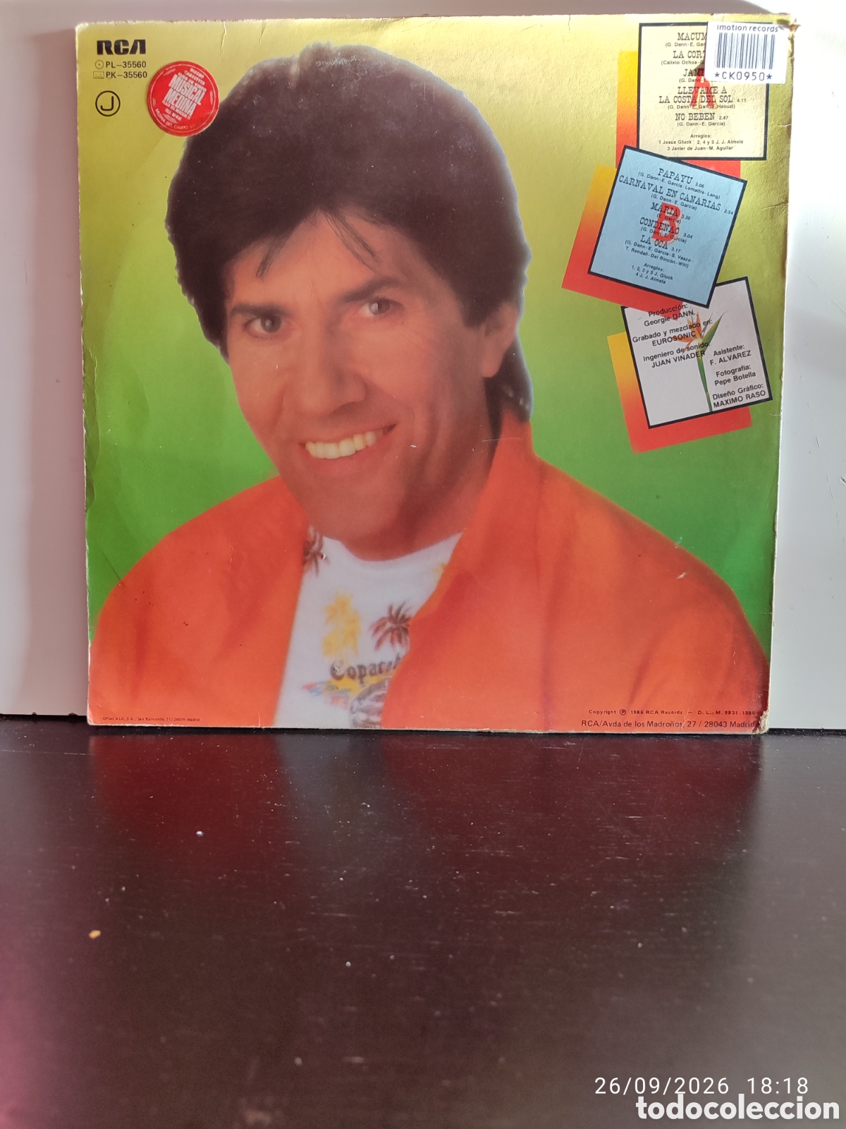Discos de vinilo: Disco de vinilo CK0950 - Foto 2