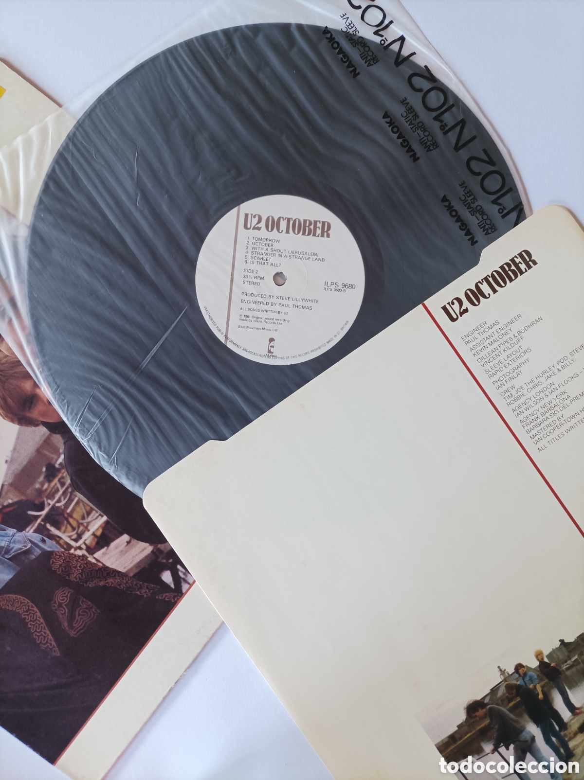 Discos de vinilo: U2. OCTOBER. DISCO VINILO LP. BUEN ESTADO. - Foto 3