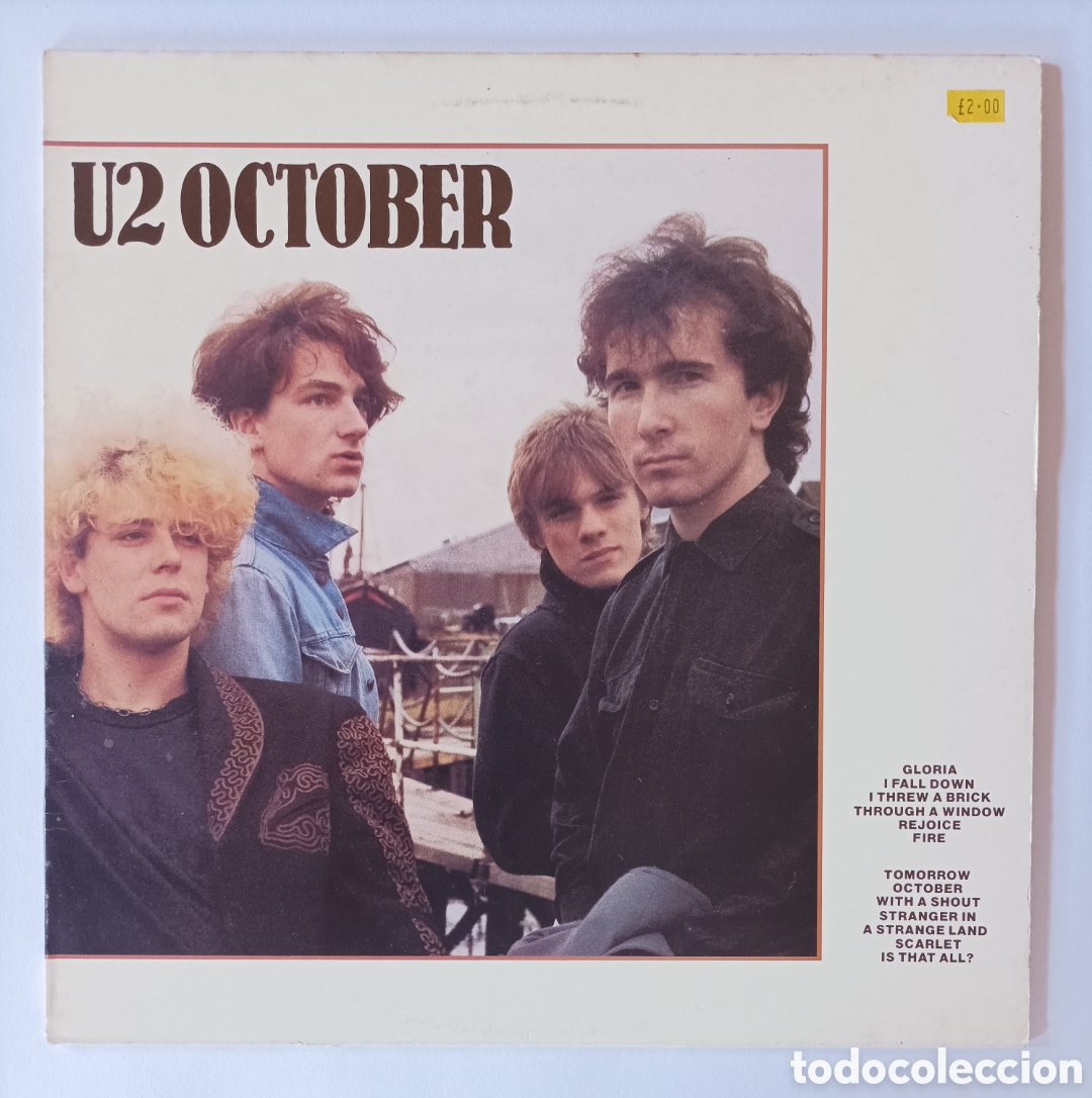 Discos de vinilo: U2. OCTOBER. DISCO VINILO LP. BUEN ESTADO.