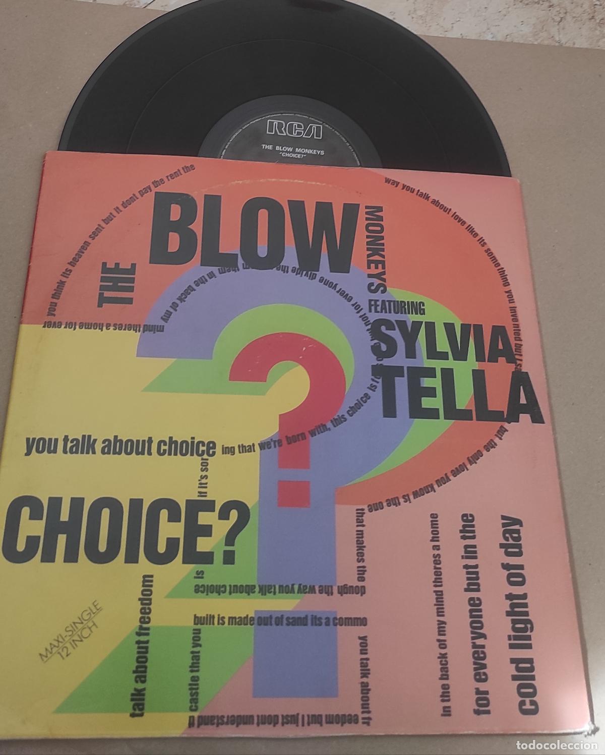 Discos de vinilo: The Blow Monkeys &ndash; Choice?-MAXI-ESPA&Ntilde;A-