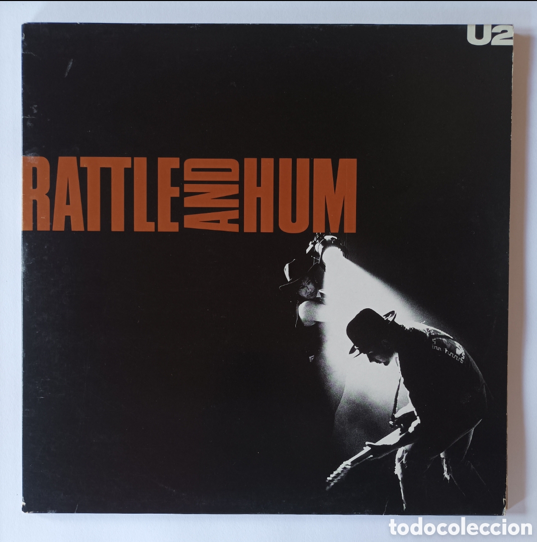 Discos de vinilo: U2. RATTLE AND HUM. 1989. DISCO VINILO DOBLE LP. EXCELENTE ESTADO.