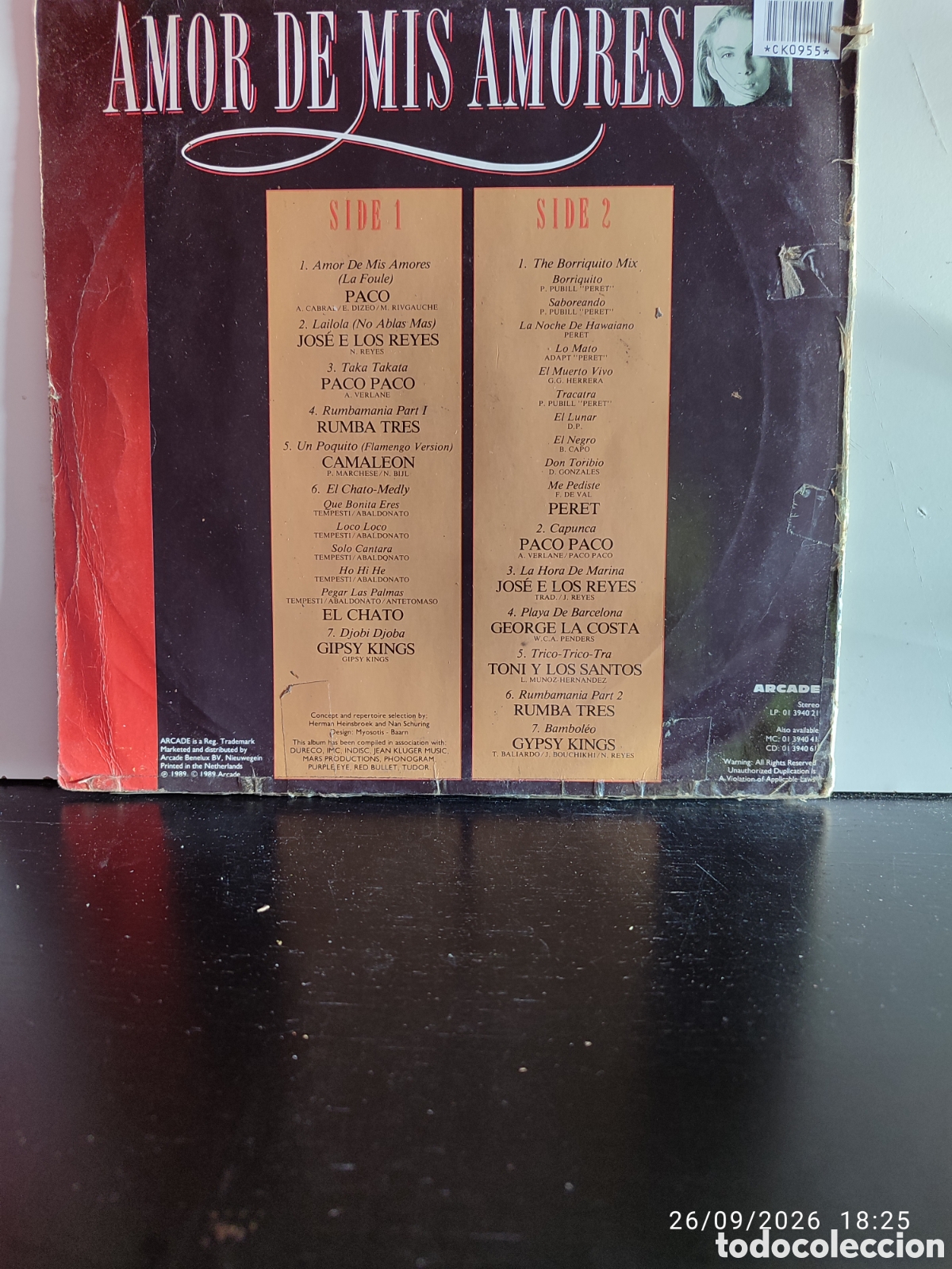 Discos de vinilo: Disco de vinilo CK0955 - Foto 2