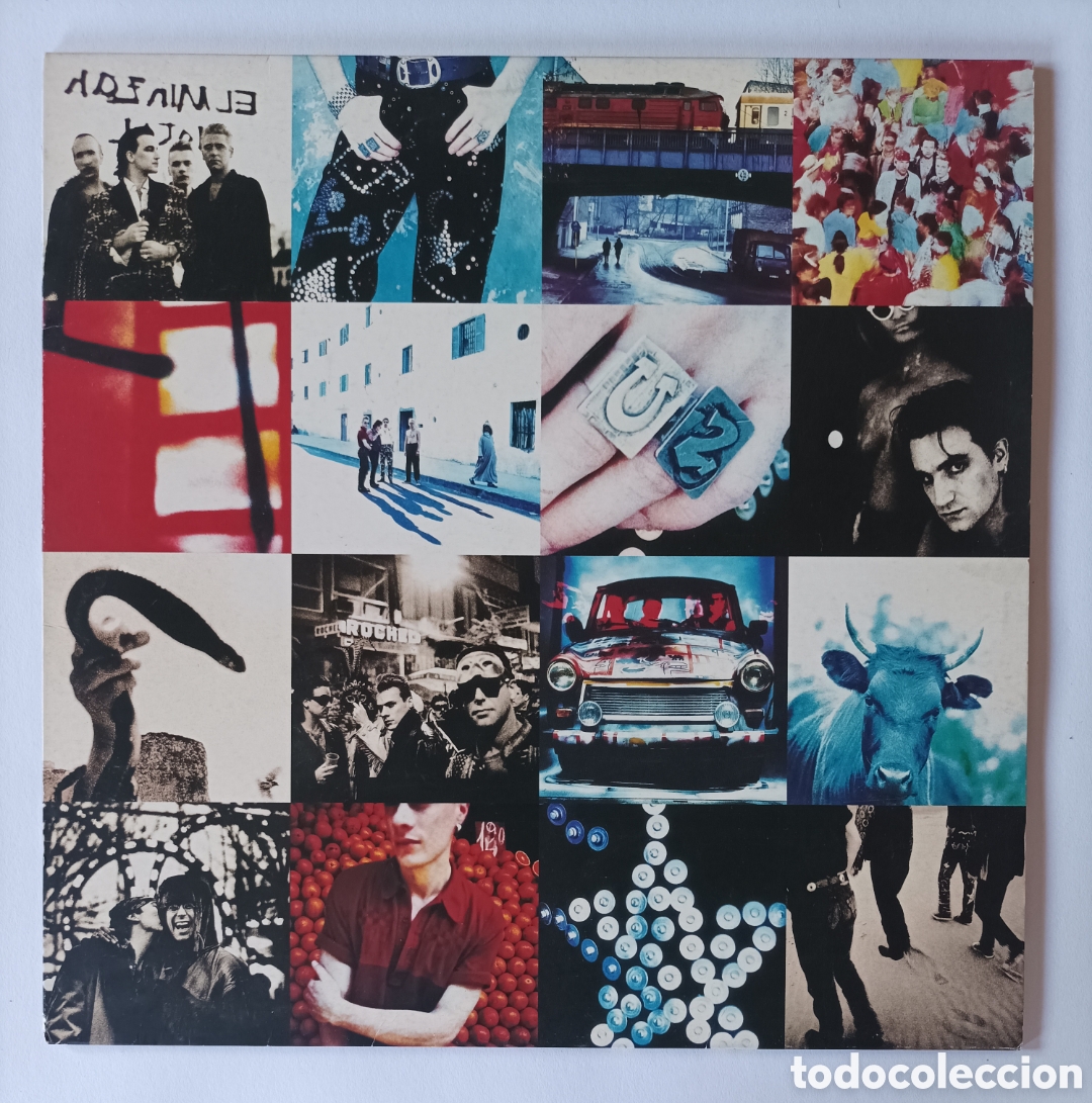 Discos de vinilo: U2. ACHTUNG BABY. DISCO VINILO LP. EXCELENTE ESTADO.