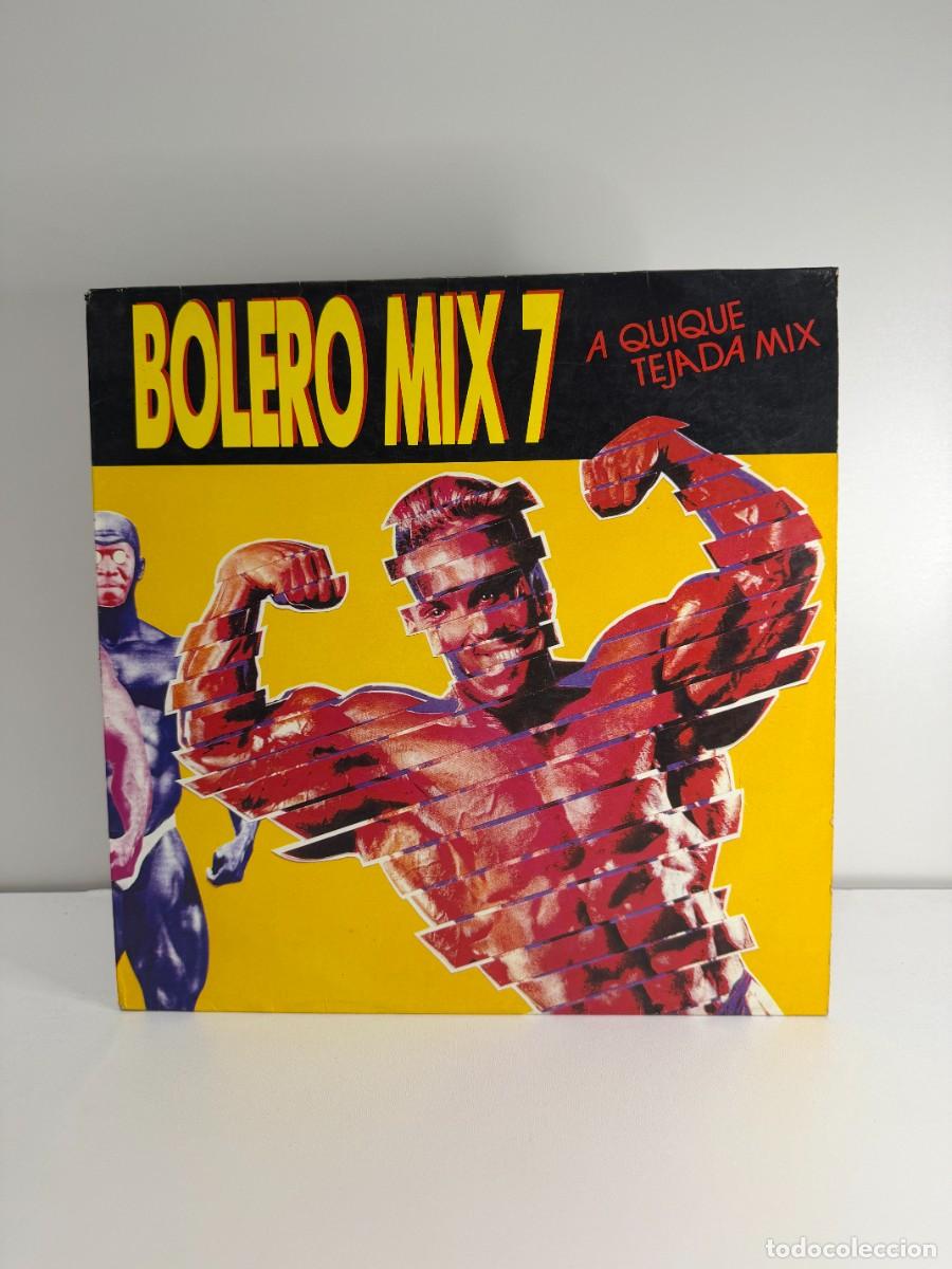 Discos de vinilo: BOLERO MIX 7 (LP) A QUIQUE TEJADA MIX - A&Ntilde;O 1990
