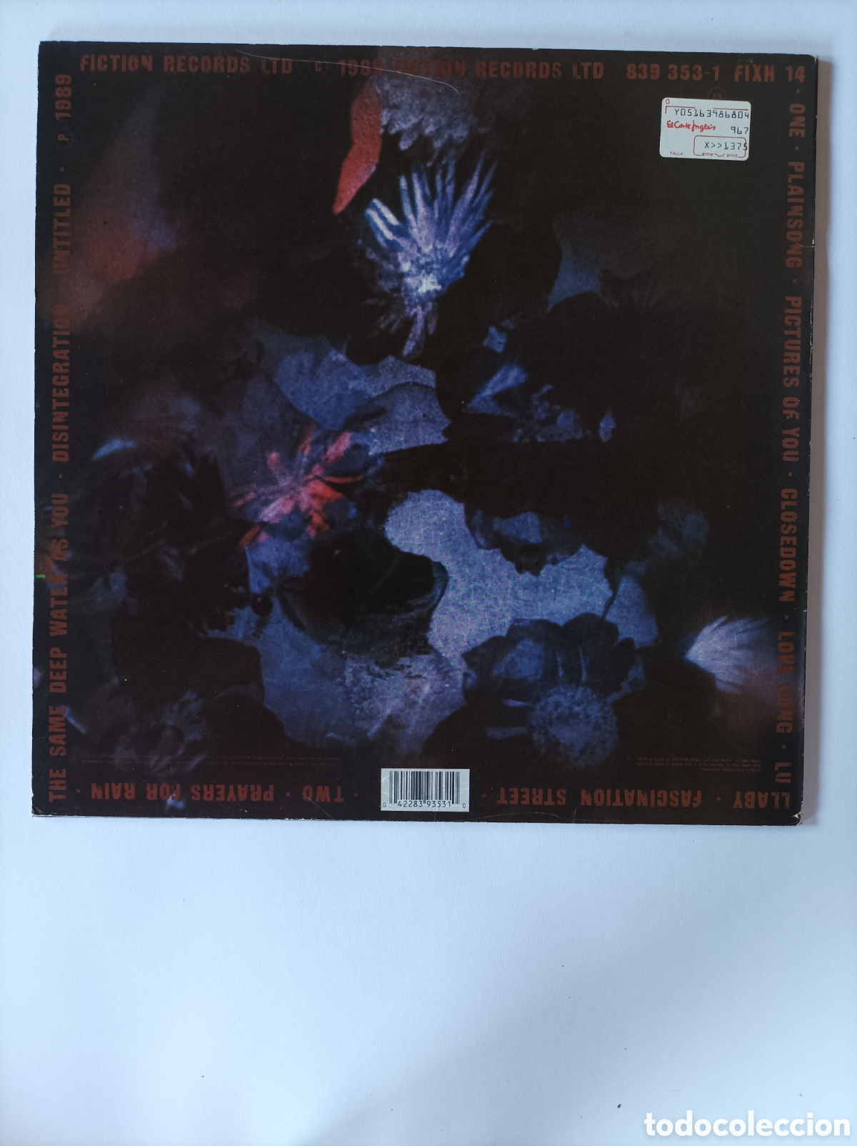 Discos de vinilo: THE CURE. DISINTEINATOR. DISCO VINILO LP. EXCELENTE ESTADO.