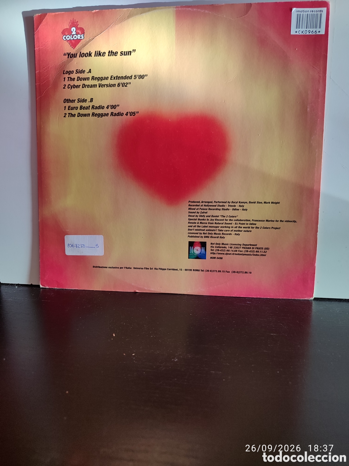 Discos de vinilo: Disco de vinilo CK0966 - Foto 2