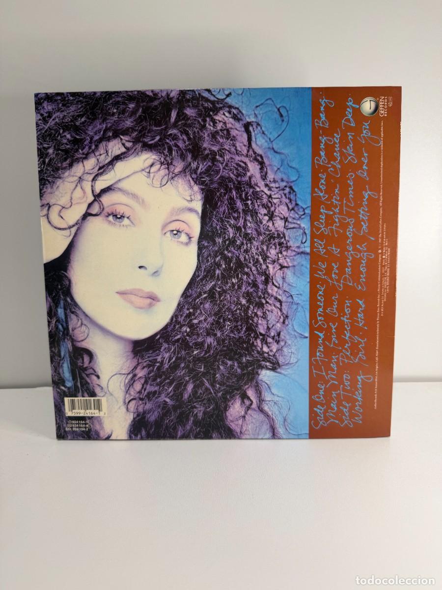 Discos de vinilo: CHER (LP) IDEM - A&Ntilde;O 1987 - ENCARTE CON LETRAS - Foto 2