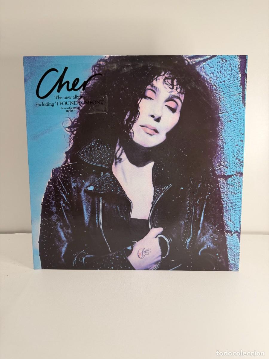 Discos de vinilo: CHER (LP) IDEM - A&Ntilde;O 1987 - ENCARTE CON LETRAS