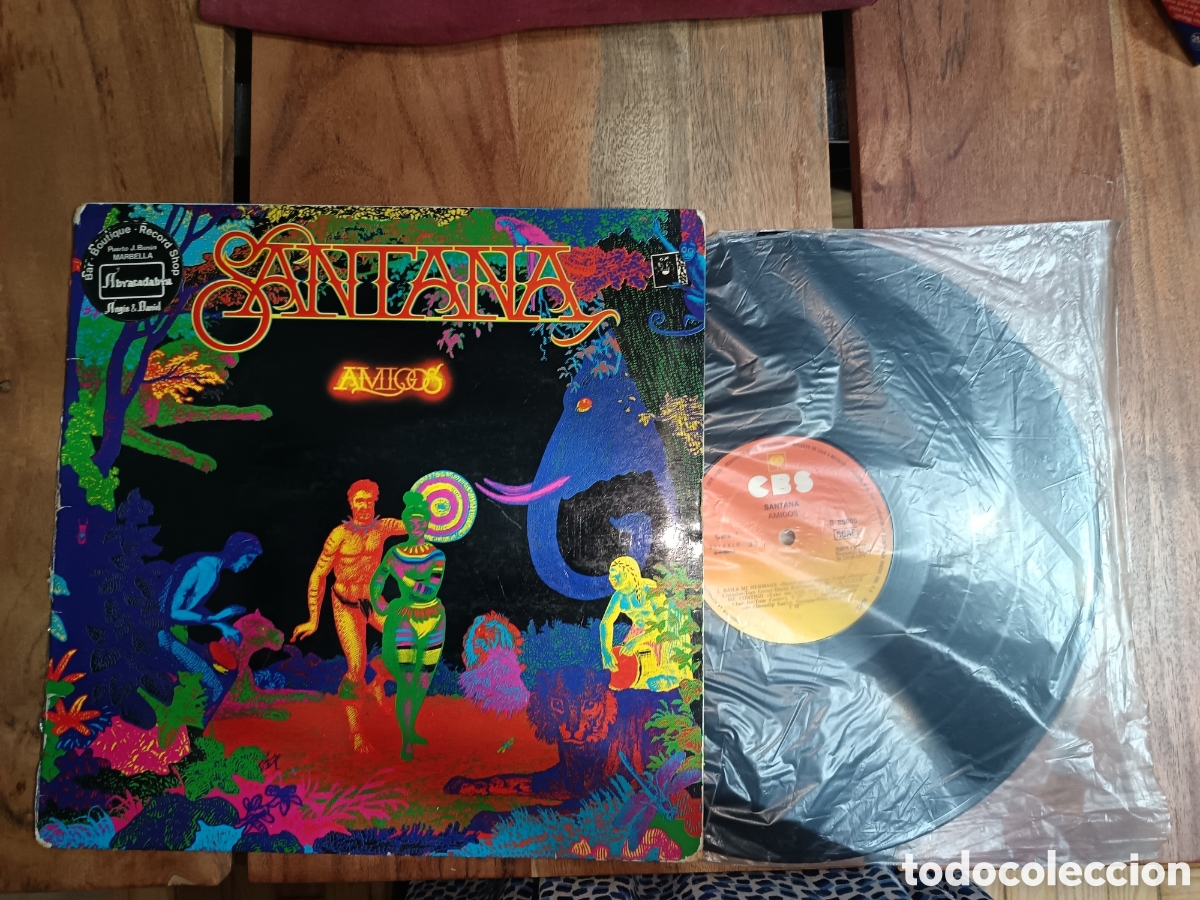 Discos de vinilo: Lp Santana &rdquo;Amigos&rdquo; guitarrista mexicano