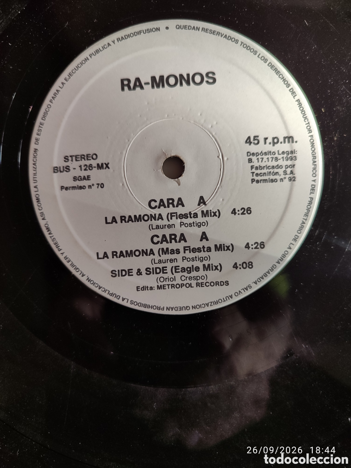Discos de vinilo: Disco de vinilo CK0973 - Foto 1