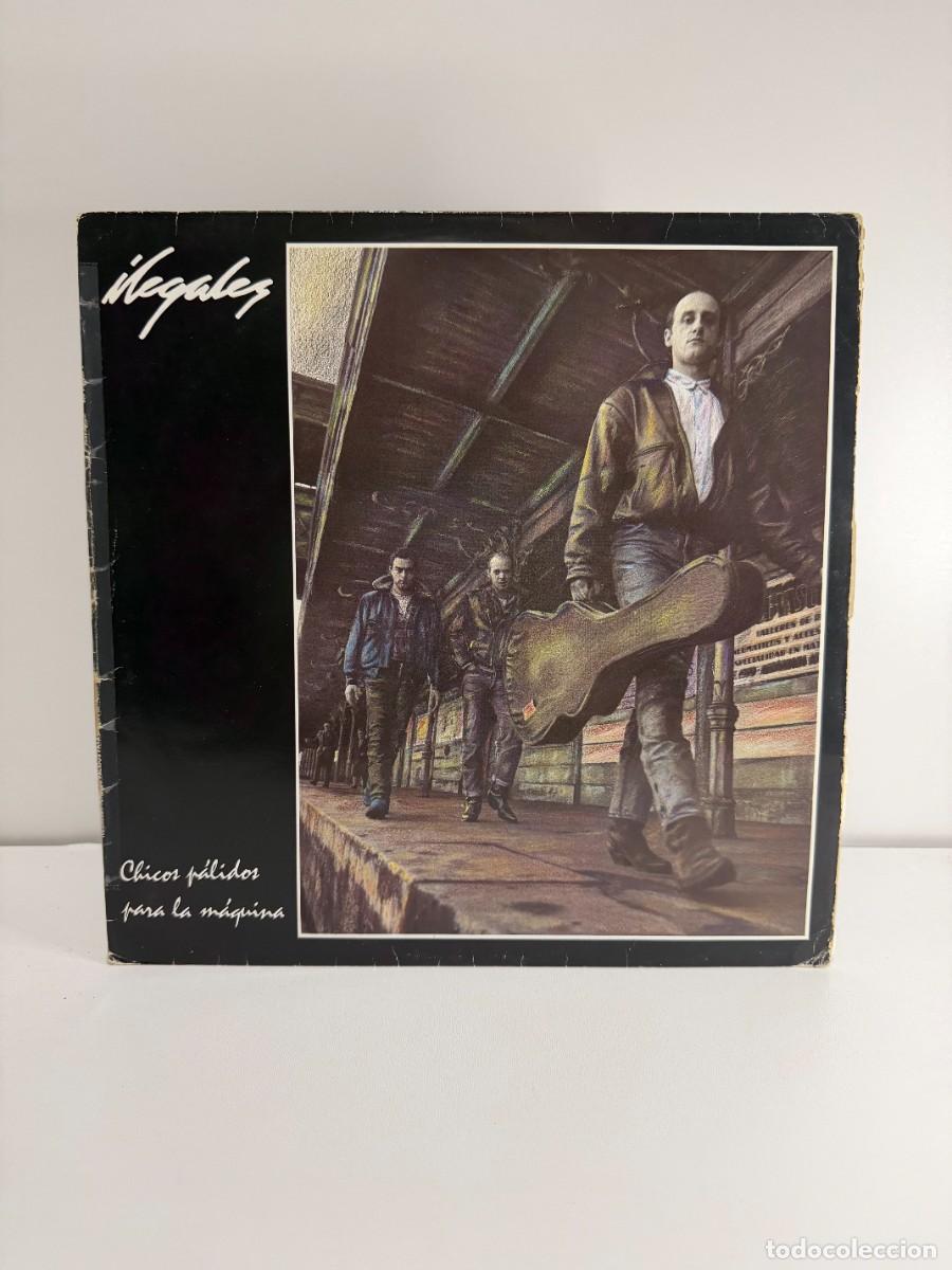 Discos de vinilo: ILEGALES (LP) CHICOS PALIDOS PARA LA MAQUINA - A&Ntilde;O 1988