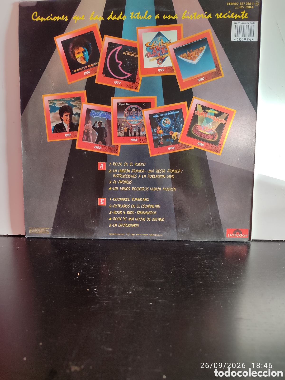 Discos de vinilo: Disco de vinilo CK0974 - Foto 2
