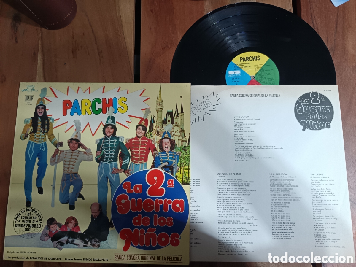 Discos de vinilo: LP Parch&iacute;s Banda Sonora pel&iacute;cula