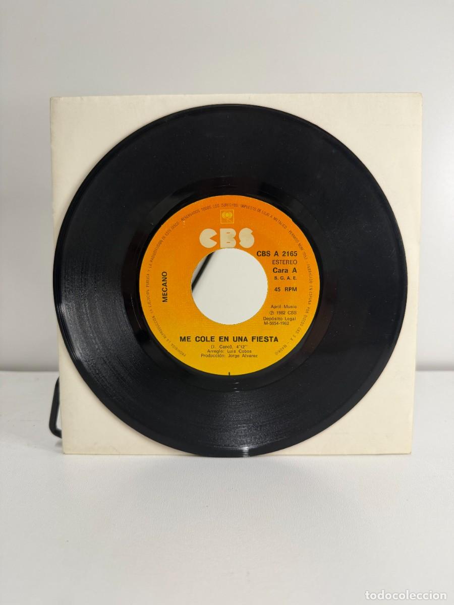 Discos de vinilo: MECANO (SINGLE) ME COLE EN UNA FIESTA - A&Ntilde;O 1982