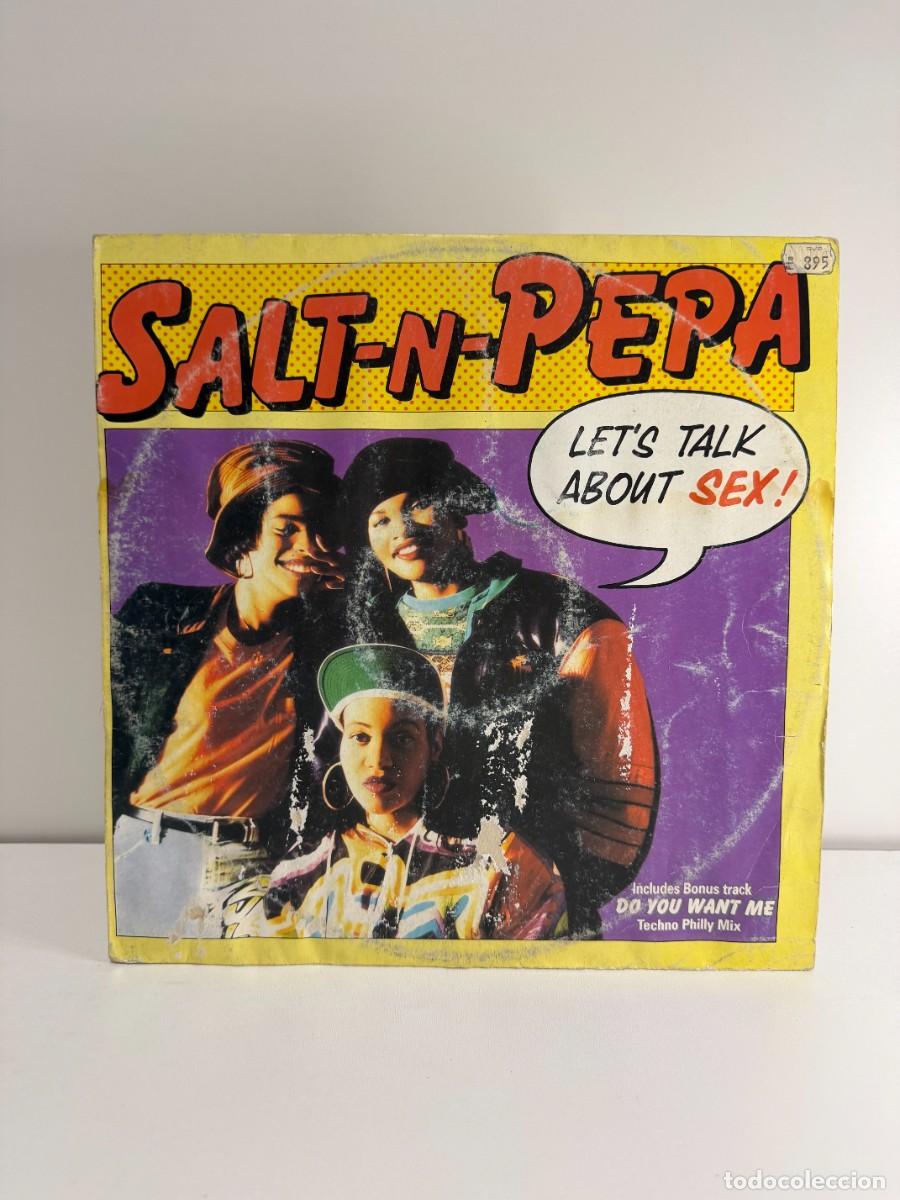 Discos de vinilo: SALT 'N' PEPA (MAXI) LET'S TALK ABOUT SEX - A&Ntilde;O 1991 - EDICION HOLANDA