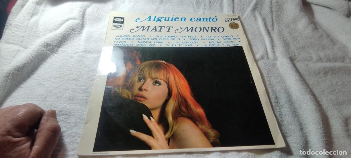 Vinyl records: ALGUIEN CANTO / MATT MONRO / / DESP R8-8 / EMI