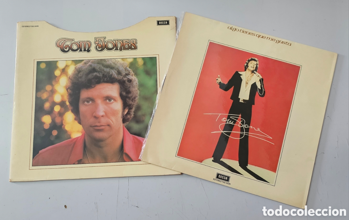 Discos de vinilo: LP TOM JONES - Algo tienes que me gusta (Espa&ntilde;a - Decca - 1974)