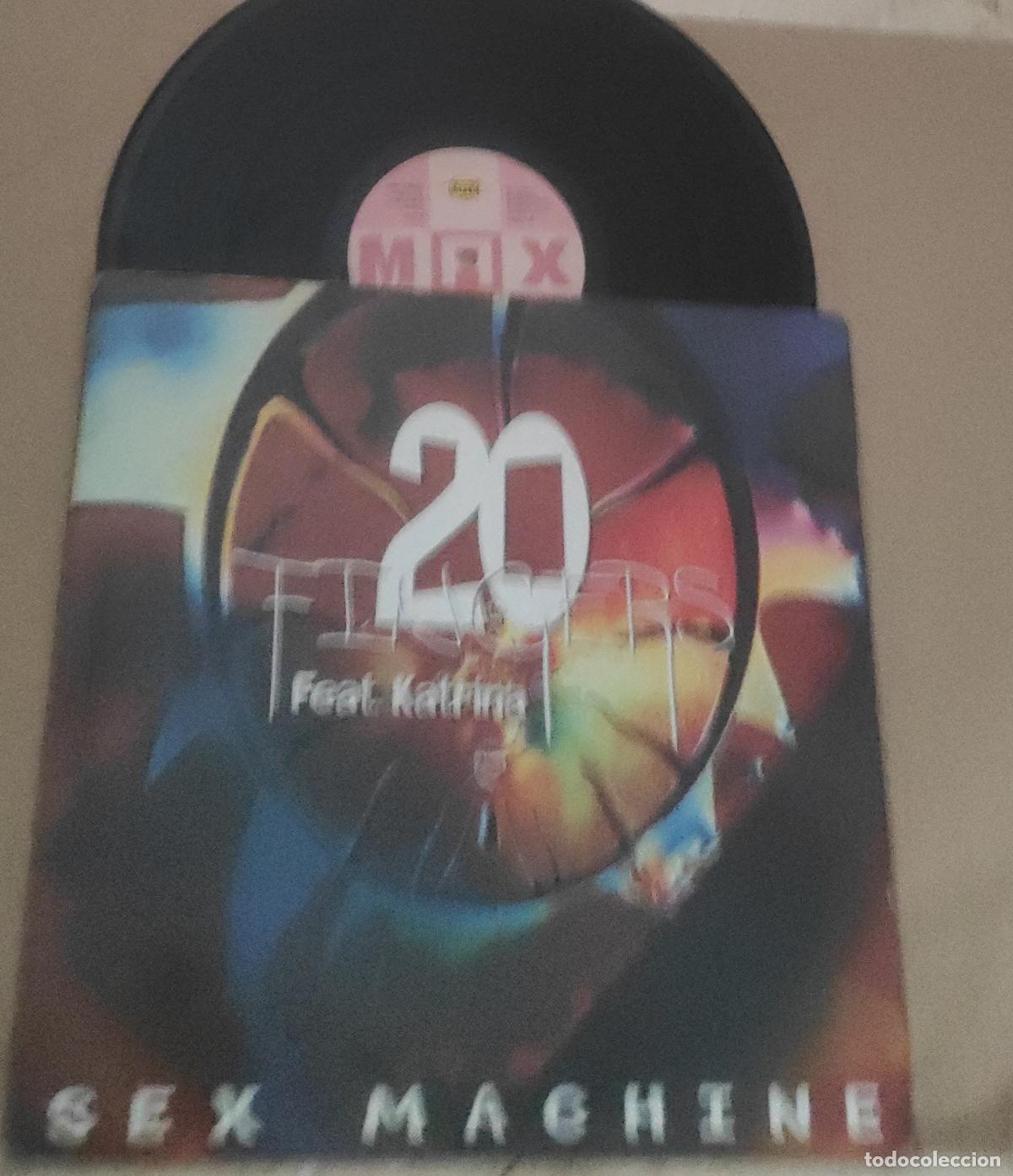 Discos de vinilo: 20 Fingers Feat. Katrina &ndash; Sex Machine-MAXI-ESPA&Ntilde;A-