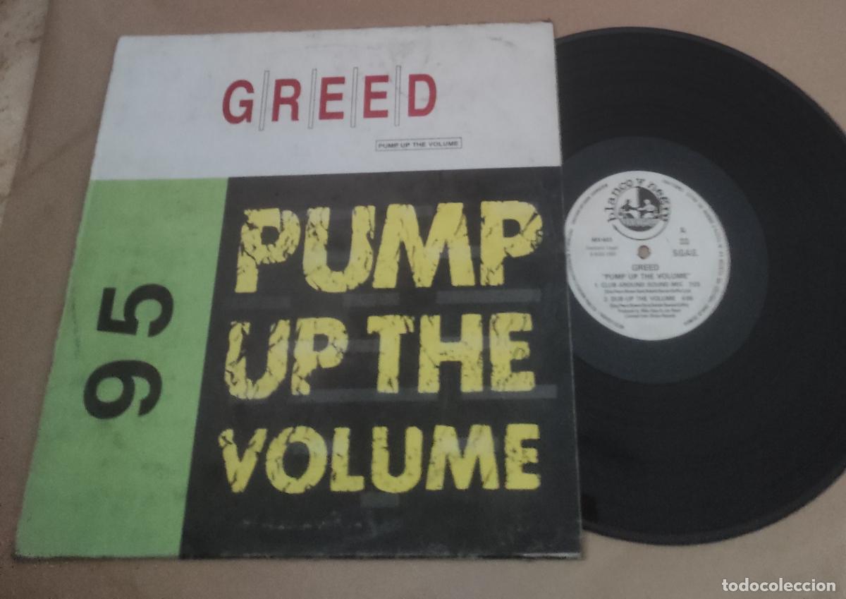 Discos de vinilo: Greed &ndash; Pump Up The Volume-MAXI-ESPA&Ntilde;A- - Foto 1