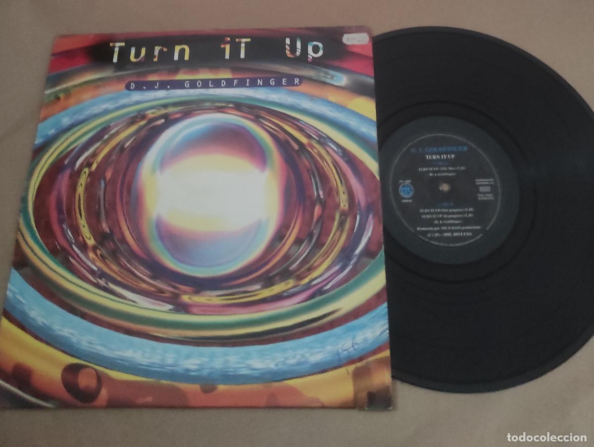 Discos de vinilo: DJ Goldfinger &ndash; Turn It Up-MAXI-ESPA&Ntilde;A-