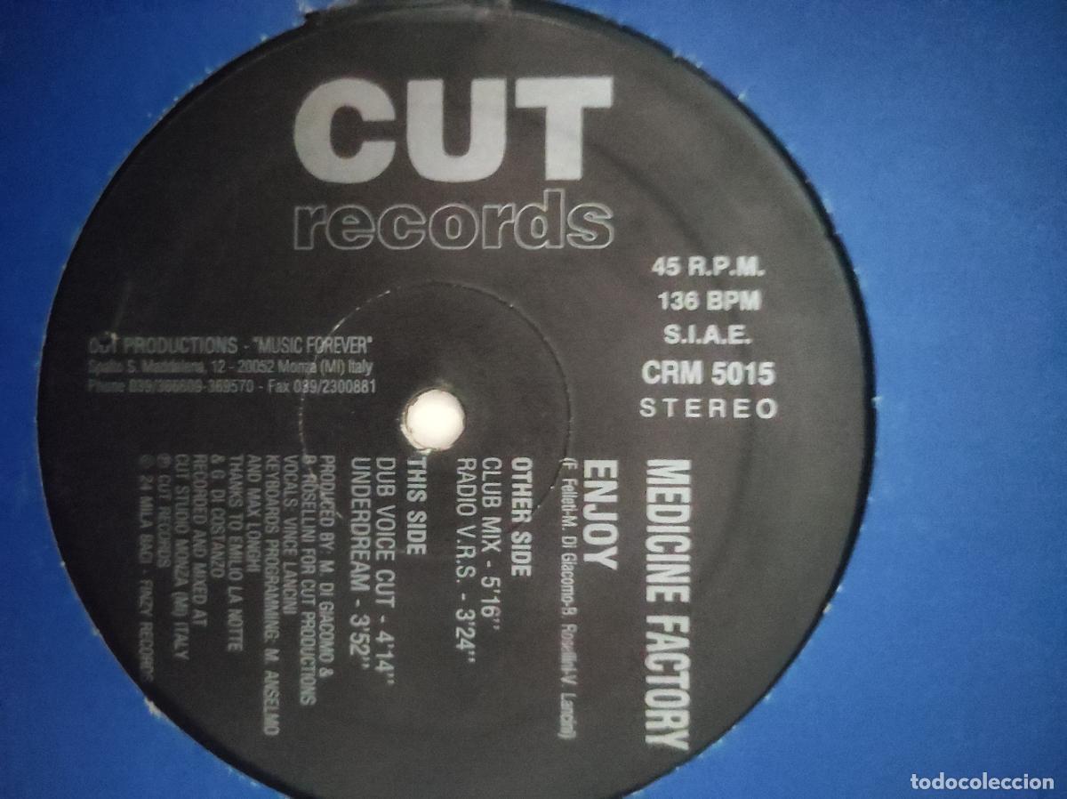 Discos de vinilo: Medicine Factory &ndash; Enjoy-MAXI-ITALO-