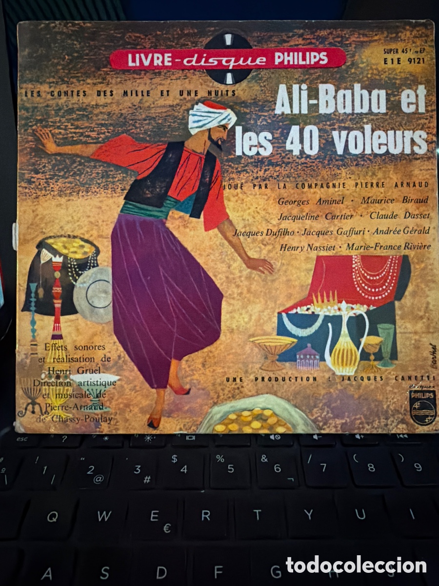 Disques de vinyle: ALI BABA ET LES 40 VOLEURS - LIBRO DISCO EN FRANCES 1957