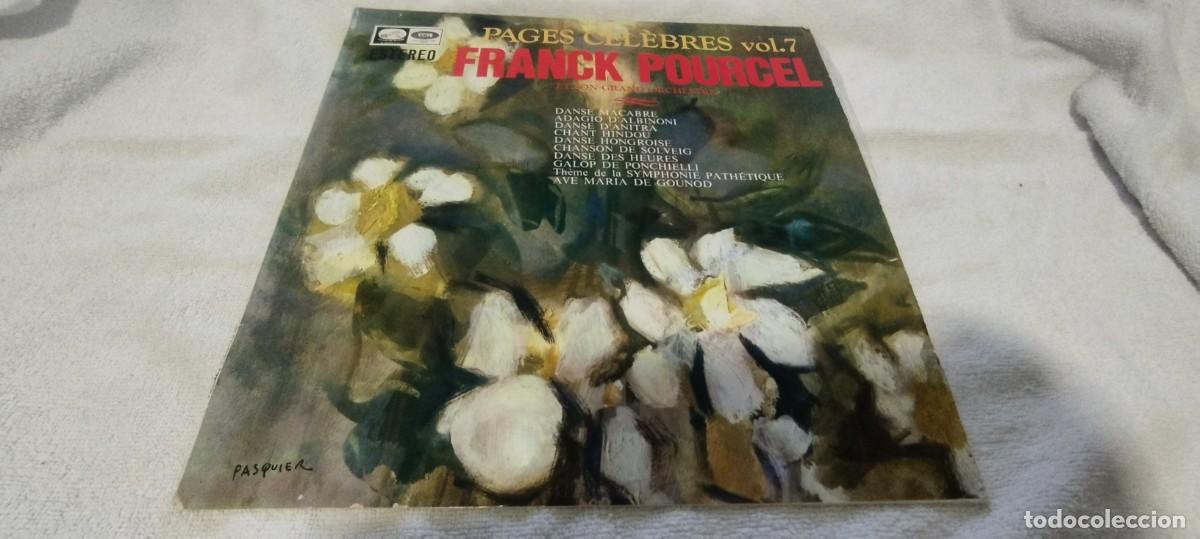 Discos de vinilo: PAGES CELEBRES VOL 7 / FRANCK POURCEL / EMI / DESP R8-8 / STEREO