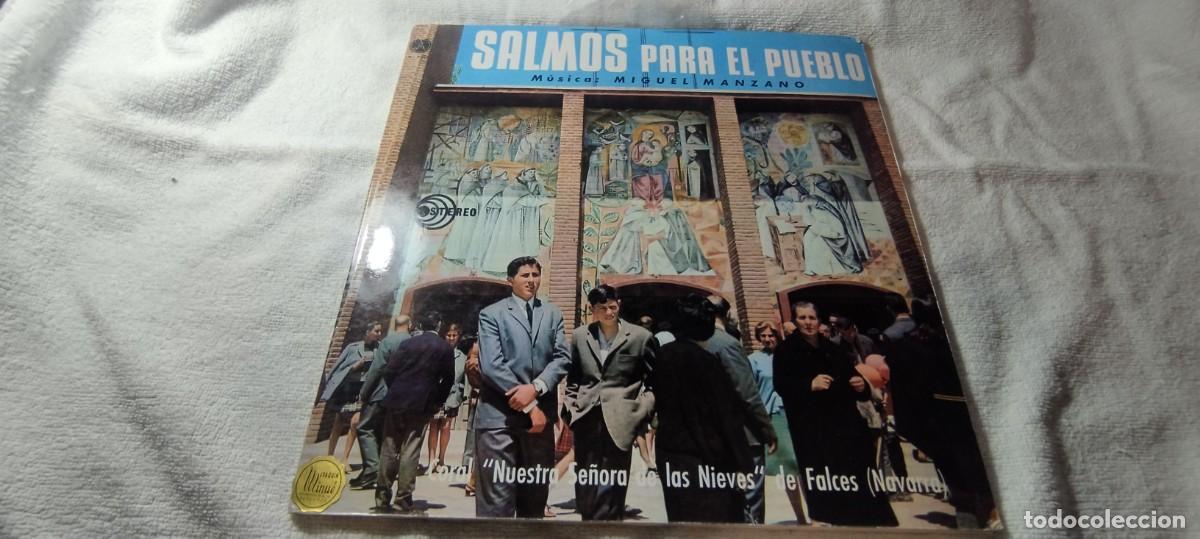 Discos de vinilo: SALMOS PARA EL PUEBLO / MIGUEL MANZANO / NUESTRA SE&Ntilde;ORA NIEVES FALCES NAVARRA / DESP R8-8 /