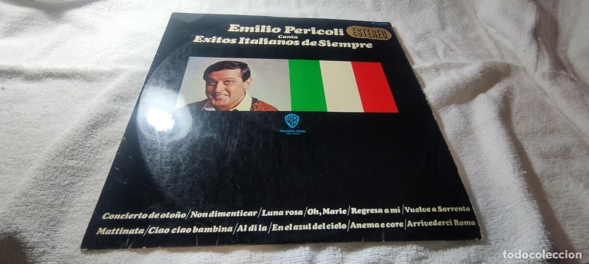 Discos de vinilo: EXITOS ITALIANOS DE SIEMPRE / EMILIO PERICOLI / WARNER BROS / DESP R8-8 / ESTEREO