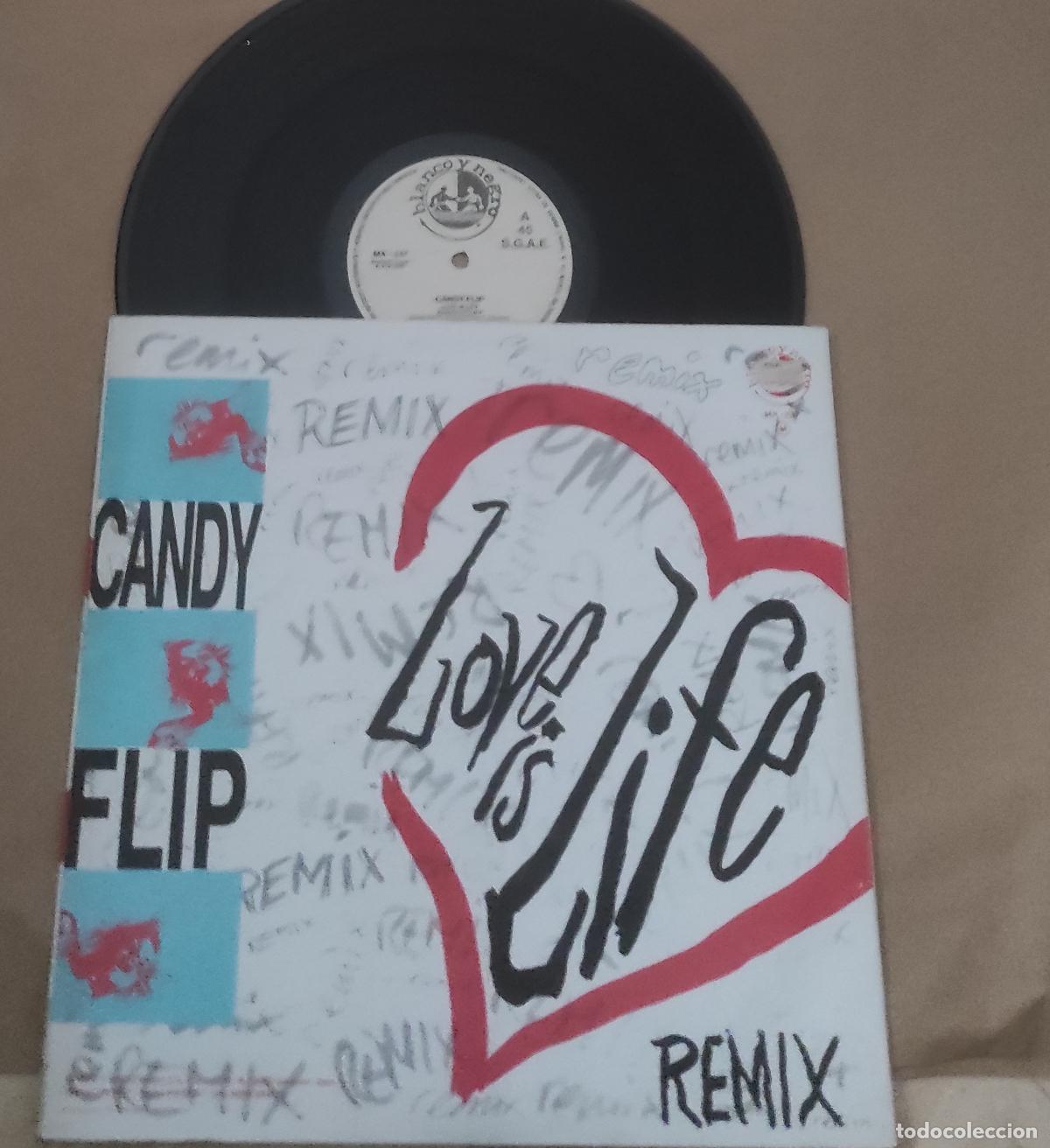 Discos de vinilo: Candy Flip &ndash; Love Is Life-MAXI-ESPA&Ntilde;A-