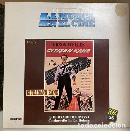 Discos de vinilo: LP - CIUDADANO KANE - BANDA SONORA - ORSON WELLES - BERNARD HERRMANN