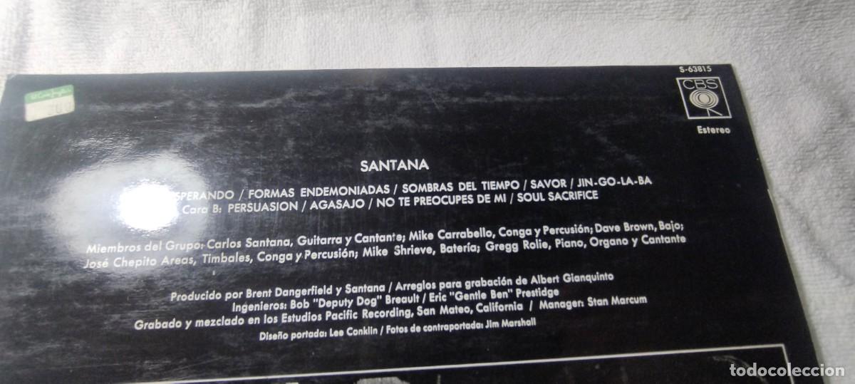 Discos de vinilo: SANTANA / / / DESP R8-8 / CBS - Foto 4