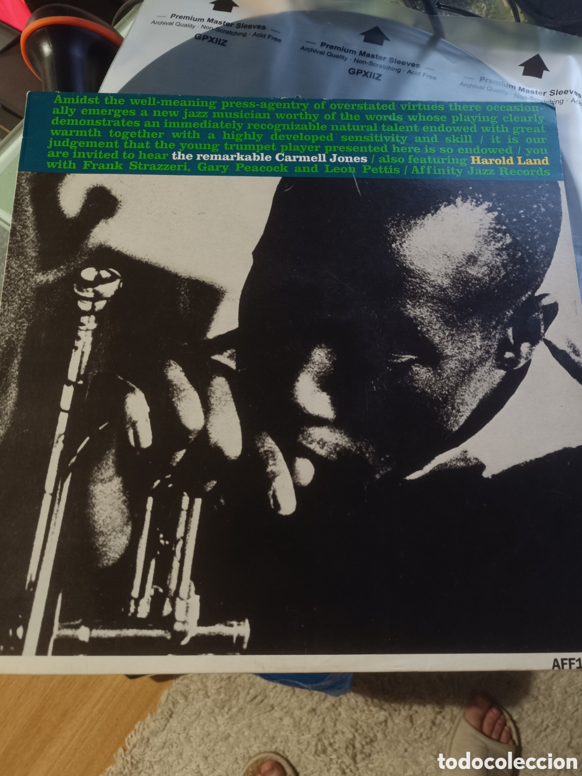 Discos de vinilo: Carmell Jones Featuring Harold Land - The Remarkable Carmell Jones (LP, Album, RE)