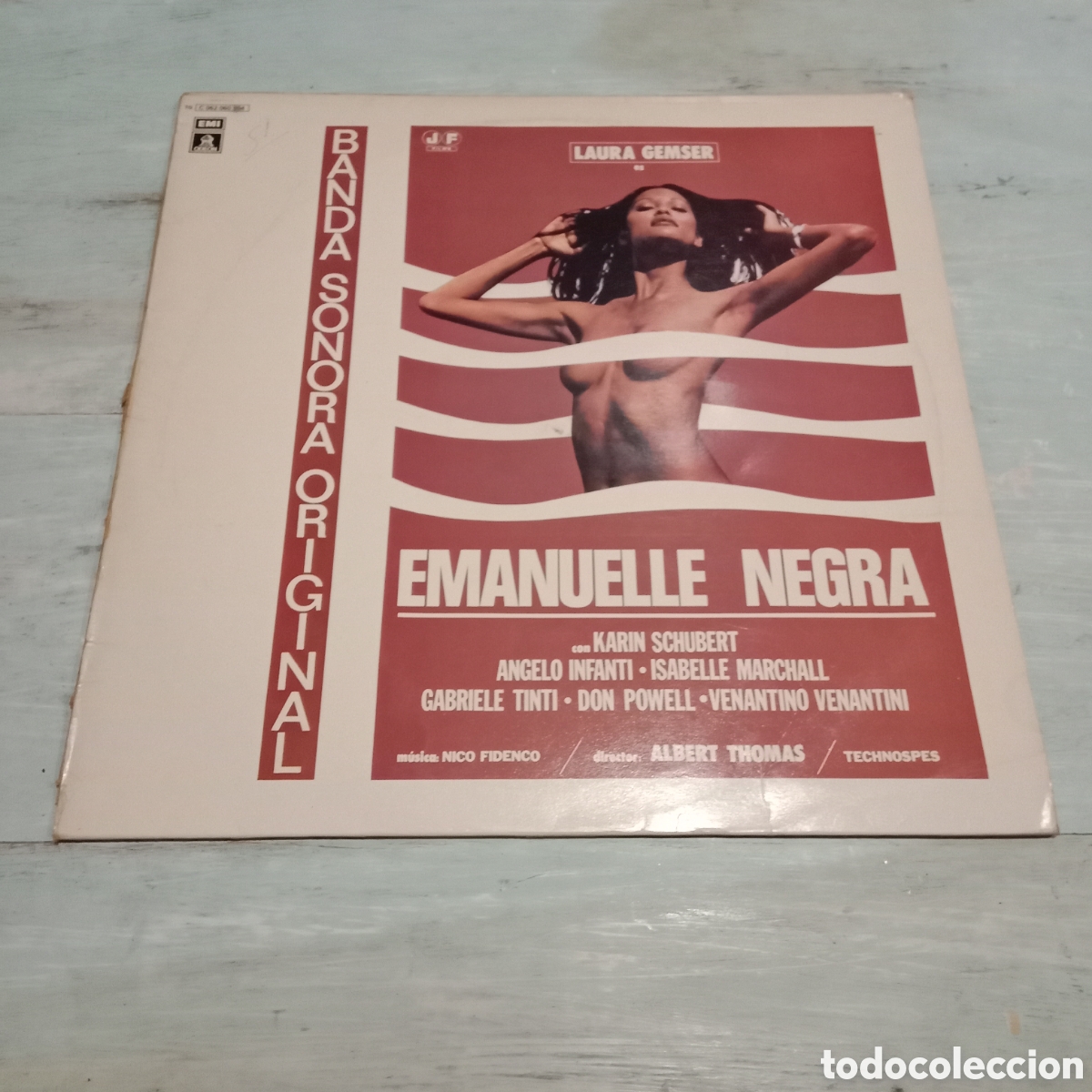 Discos de vinilo: NICO FIDENCO - EMANUELLE NEGRA (BANDA SONORA ORIGINAL) - LP