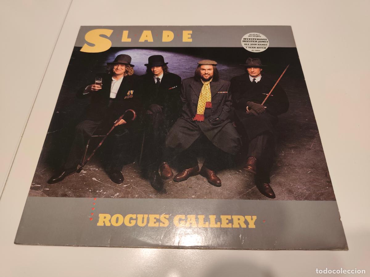 Discos de vinilo: Slade &lrm;&ndash; Rogues Gallery- (1985) LP disco vinilo