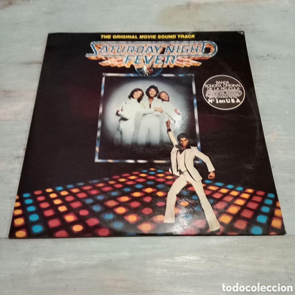 Discos de vinilo: VARIOS - SATURDAY NIGHT FEVER (THE ORIGINAL MOVIE SOUND TRACK) - LP DOBLE GATEFOLD
