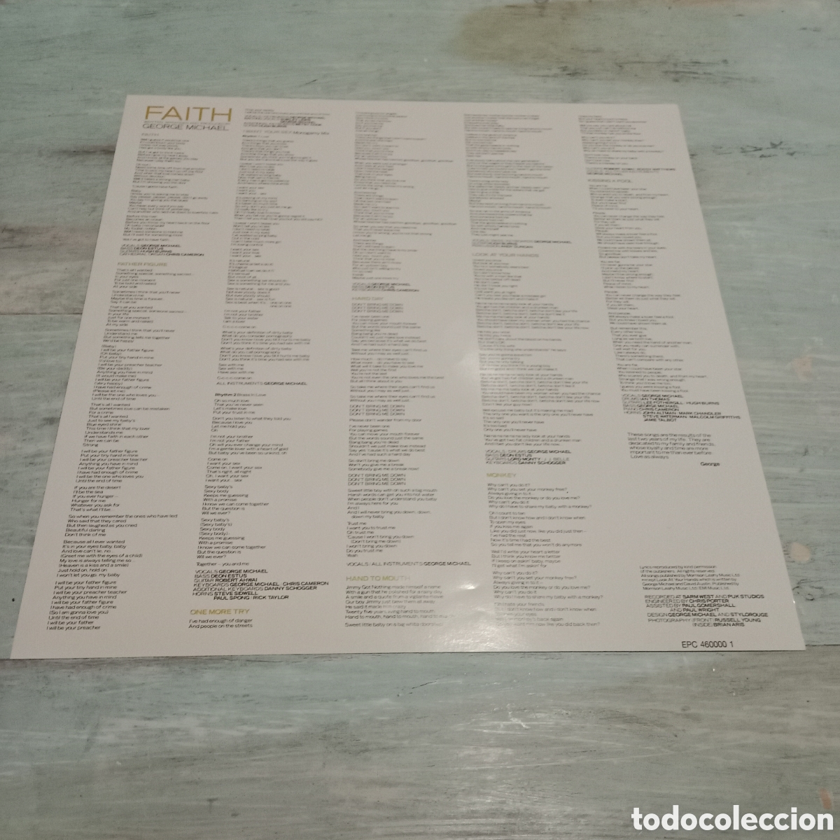 Discos de vinilo: GEORGE MICHAEL - FAITH - LP - Foto 5