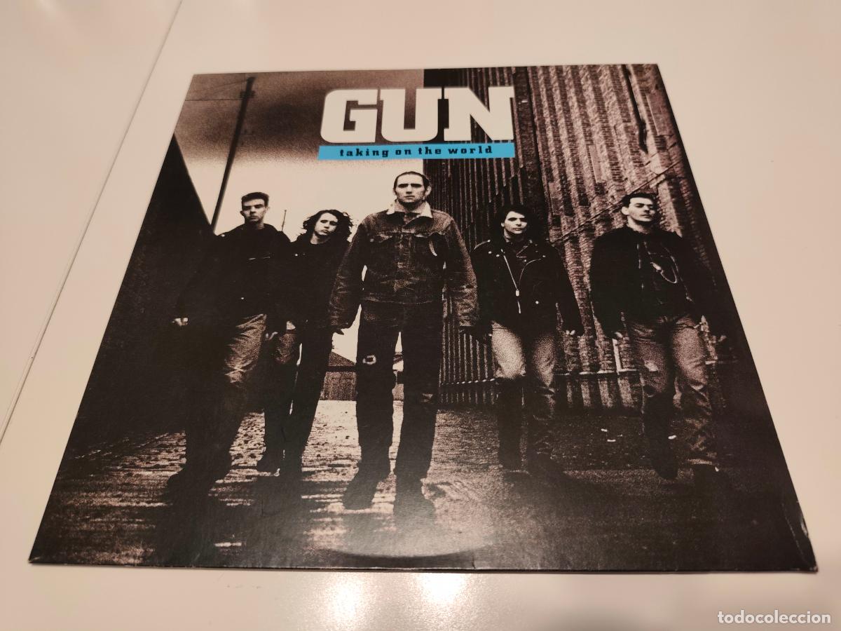 Discos de vinilo: Gun &ndash; Taking On The World- (1989) LP disco vinilo