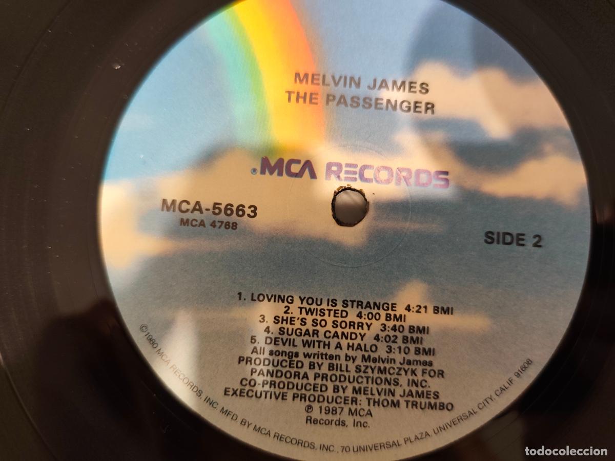Discos de vinilo: Melvin James &lrm;&ndash; The Passenger- (1987) LP disco vinilo - Foto 2