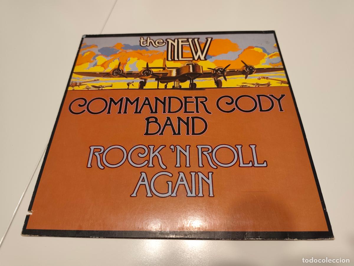 Discos de vinilo: The New Commander Cody Band &ndash; Rock N' Roll Again- (1977) LP disco vinilo