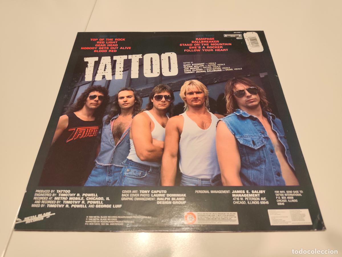 Discos de vinilo: Tattoo &lrm;&ndash; Blood Red- (1988) LP disco vinilo - Foto 7